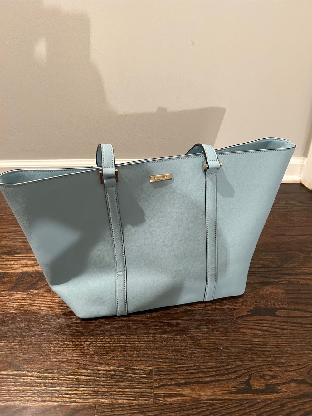 kate spade Light Blue Saffiano Leather Tote